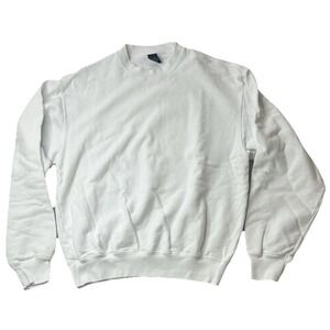 Pleasing White Blank Sweatshirt Size Medium Pullover Harry Styles USA NWOT